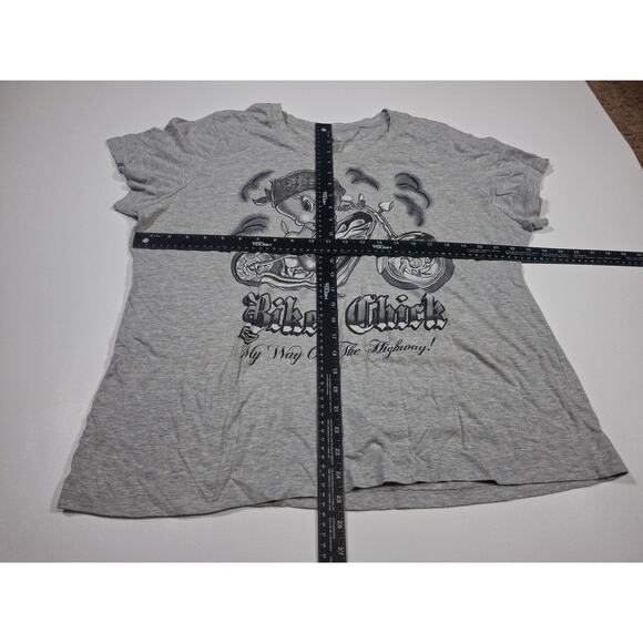 Women's 3X Looney Tunes Graphic Tweety Bird Biker Chick Collector T Shirt - Picture 4 of 4